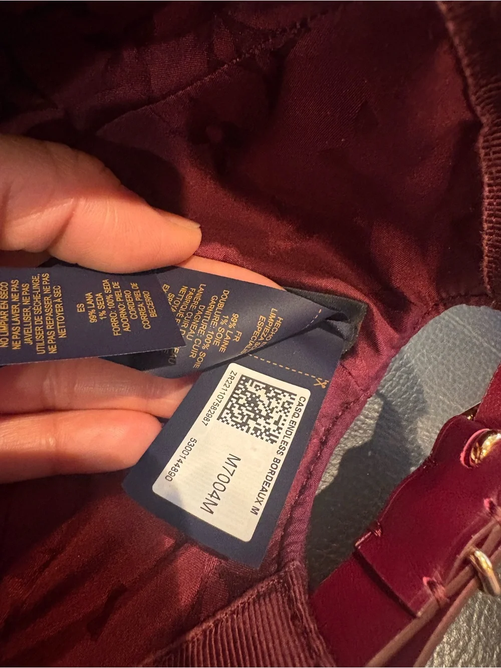 Louis Vuitton endless cap wool Monogram